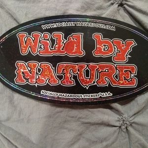 Wild by Nature Sticker